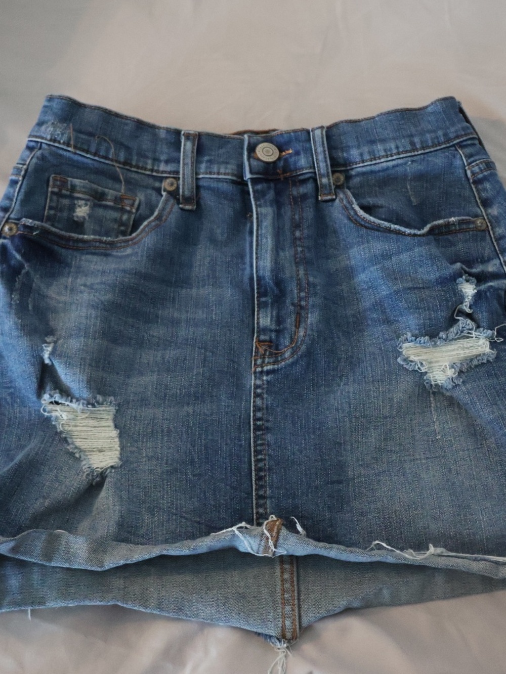 Aero Aéropostale Highrise Jean skirt sz 6